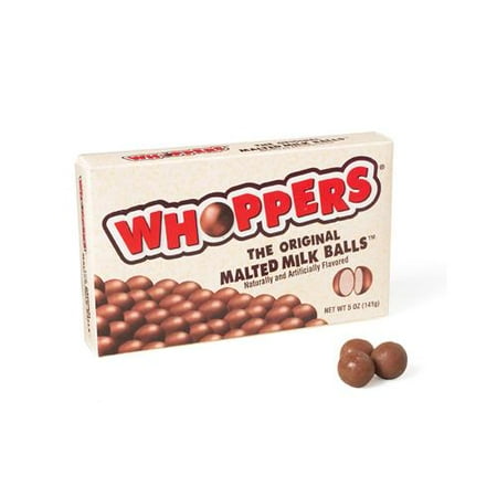 WHOPPERS Malted Milk Balls, 5 oz, 12 Count (Best Chocolate Malted Milk Balls)