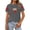 Grey, variant on Womens Short Sleeve Plus Size Tshirts Casual Canada Printed Graphic Tees Shirts Summer Crew Neck Loose Fit Tops White XL