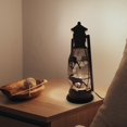 thumbnail image 5 of Rustic Moose Silhouette Lantern Table Lamp – Plug-in Farmhouse Decor Light for Bedroom, Living Room, or Cabin – Western Lodge Style Accent – Vintage Holiday or Housewarming Gift Idea, 5 of 10