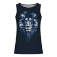 thumbnail image 3 of Yaoyar Men's Fashion Casual Tank Tops Print Muscle Tank Tops Round Neck Sleeveless Workout Athletic Tee Shirts, 3 of 4