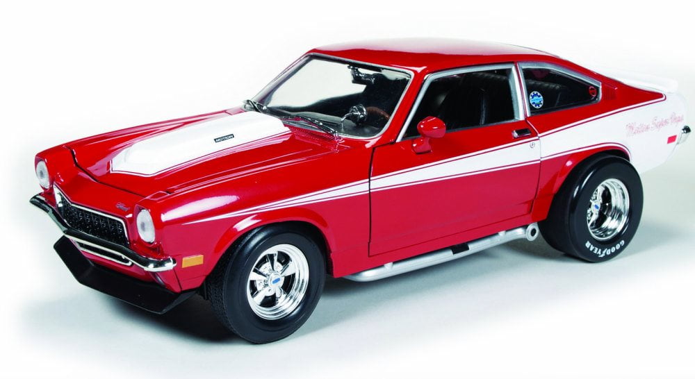 1971 Chevy Baldwin Motion Vega, Red w/ White Stripes Auto World ERTL