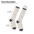 thumbnail image 2 of Yiaed Cute Ladybugs Print Great elasticity Adult Stockings Sports socks for Men and Women, 2 of 6