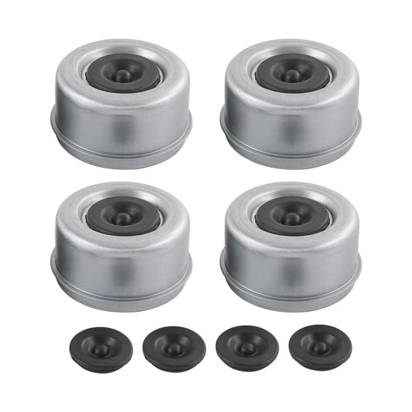 Cubo de rueda de remolque y tapón antipolvo de 2,72 pulgadas, 4 unidades, JDMSPEED