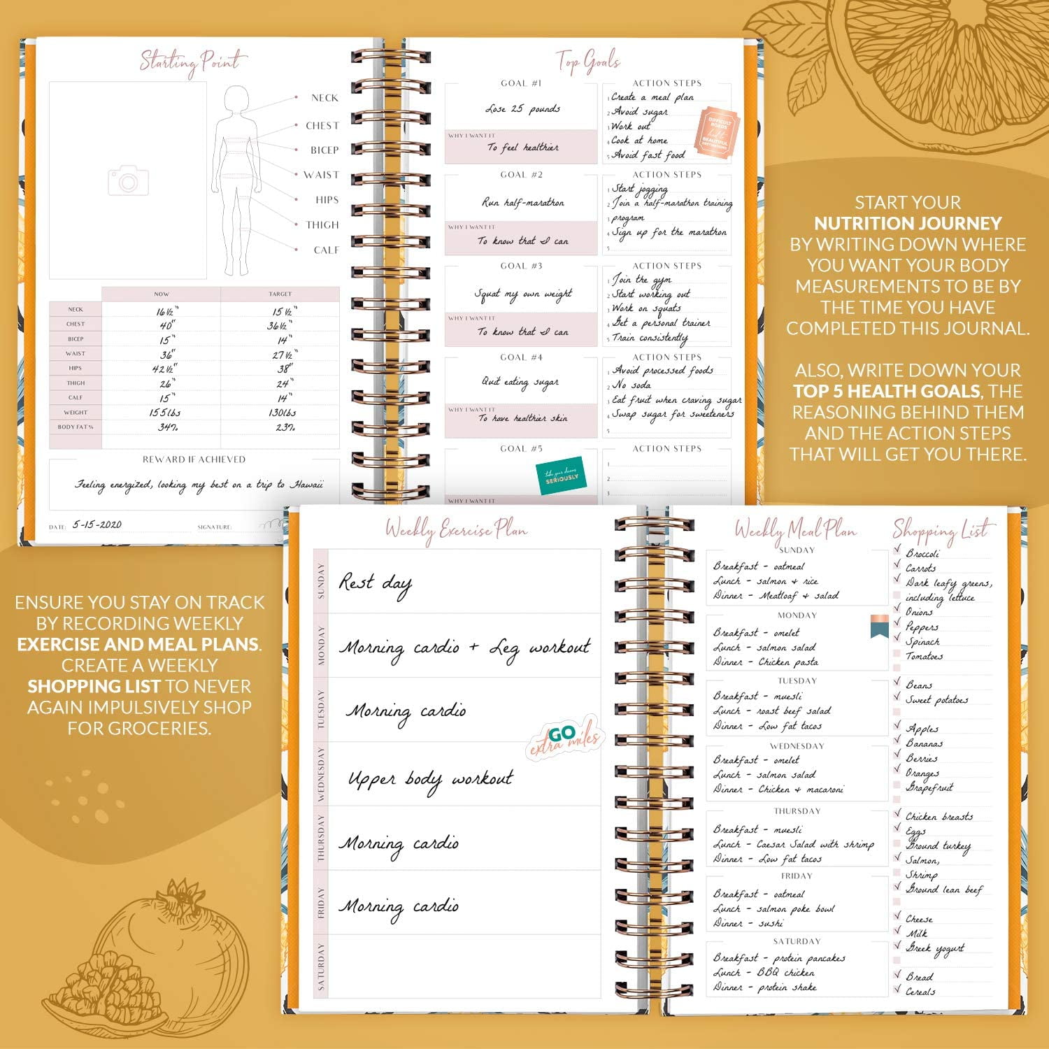 Planberry Food Journal Premium