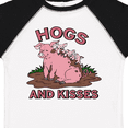 thumbnail image 4 of Inktastic Hogs and Kisses with Cute Pig Family Boys or Girls Toddler T-Shirt, 4 of 5