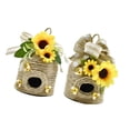 thumbnail image 4 of Rustics Bumbles Bees Hives, 2Pack Bees House Spring Summers Kitchen Table Tiered, 4 of 8
