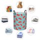 thumbnail image 4 of Balery Watermelon Cesta de ropa redonda con asas, impermeable, independiente, para ropa, juguetes, dormitorio y familia-Small, 4 of 6