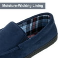 thumbnail image 4 of RockDove Men's Moccasin Slippers with Flannel Lining, 4 of 5