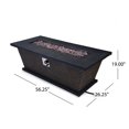 thumbnail image 6 of Noble House Driscoll Outdoor 5 Pc Chat Set  & Fire Pit Teak, 6 of 16