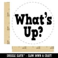 thumbnail image 2 of What's Up Fun Text Rubber Stamp for Scrapbooking Crafting Stamping - Small 3/4 Inch, 2 of 7