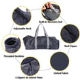 thumbnail image 2 of Cat Grooming Bag, Pet Carrier for Cats, Anti-Bite and Anti-Scratch Cat Grooming Restraint Bag, Pet Travel Carrier, Ideal for Administering Eye Drops, Ear Cleaner, Clipping Nails L Gray, 2 of 7