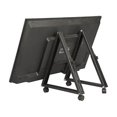 thumbnail image 1 of 1 Paire de Supports TV Roulants Support Mobile avec Roues pour Téléviseurs LED LCD Plats et Incurvés de 32-55 Pouces Chariot TV Réglable en Angle, 1 of 5