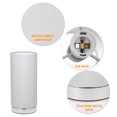 thumbnail image 3 of Mixfeer Touching Control Table Light Bedside 3 Way Dimmable Desk Lamp Modern Nightstand Lamp with Round Fabric Lampshade, 3 of 7
