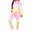 Pink, variant on BXINGOHAI Women's Gradient 2 Piece Sweatsuits Casual Drawstring Hoodie Outfits Long Sleeve Sweatshirts and Elastic Waistband Pants Athletic Jogging Sets Today Pink,L