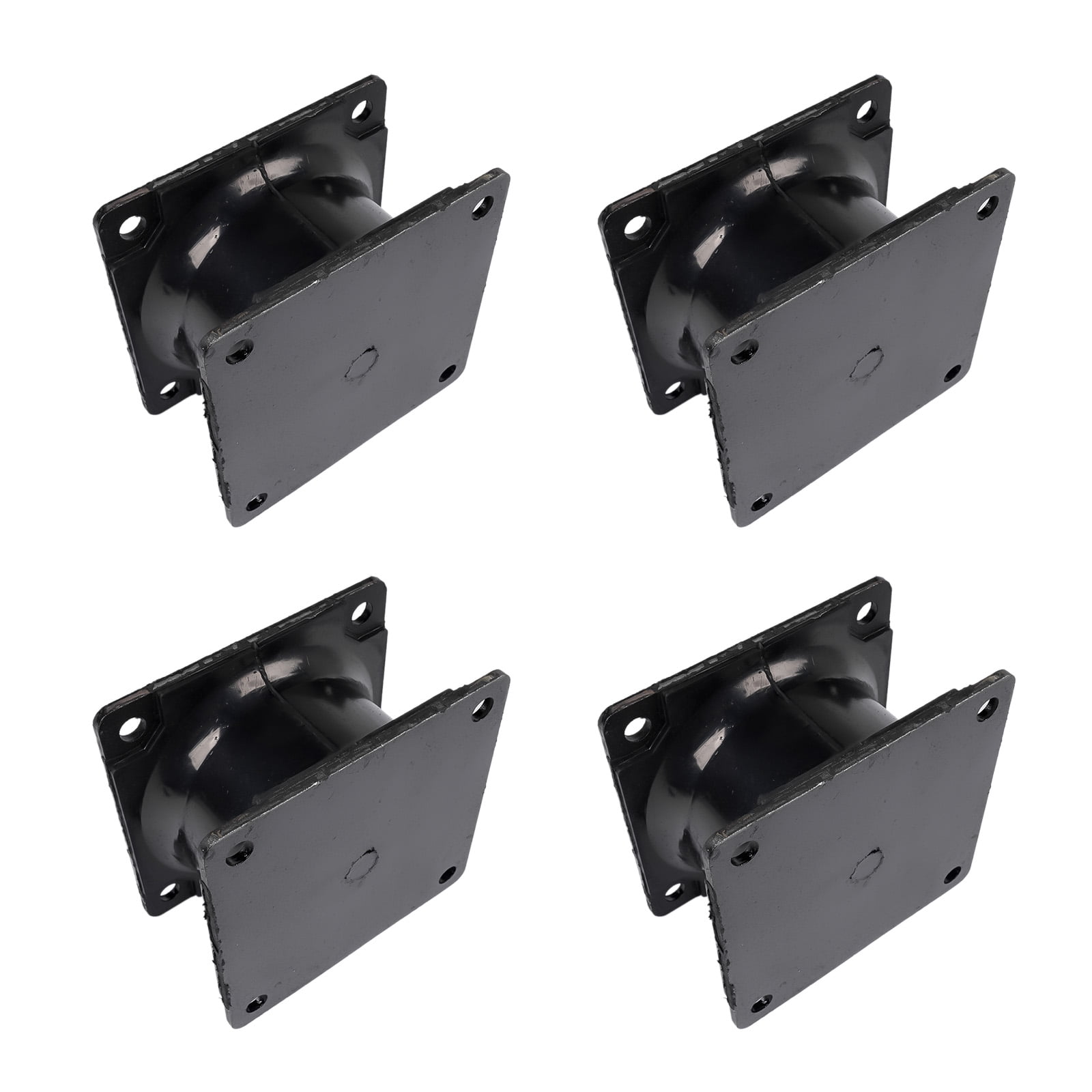 4 Pack Vibratory Plate Compactor Rubber Isolator Shock Mount Replacement for Bobcat PCF64 Stanley HS6000 HS6019 HS6100 HSX6 HS8000