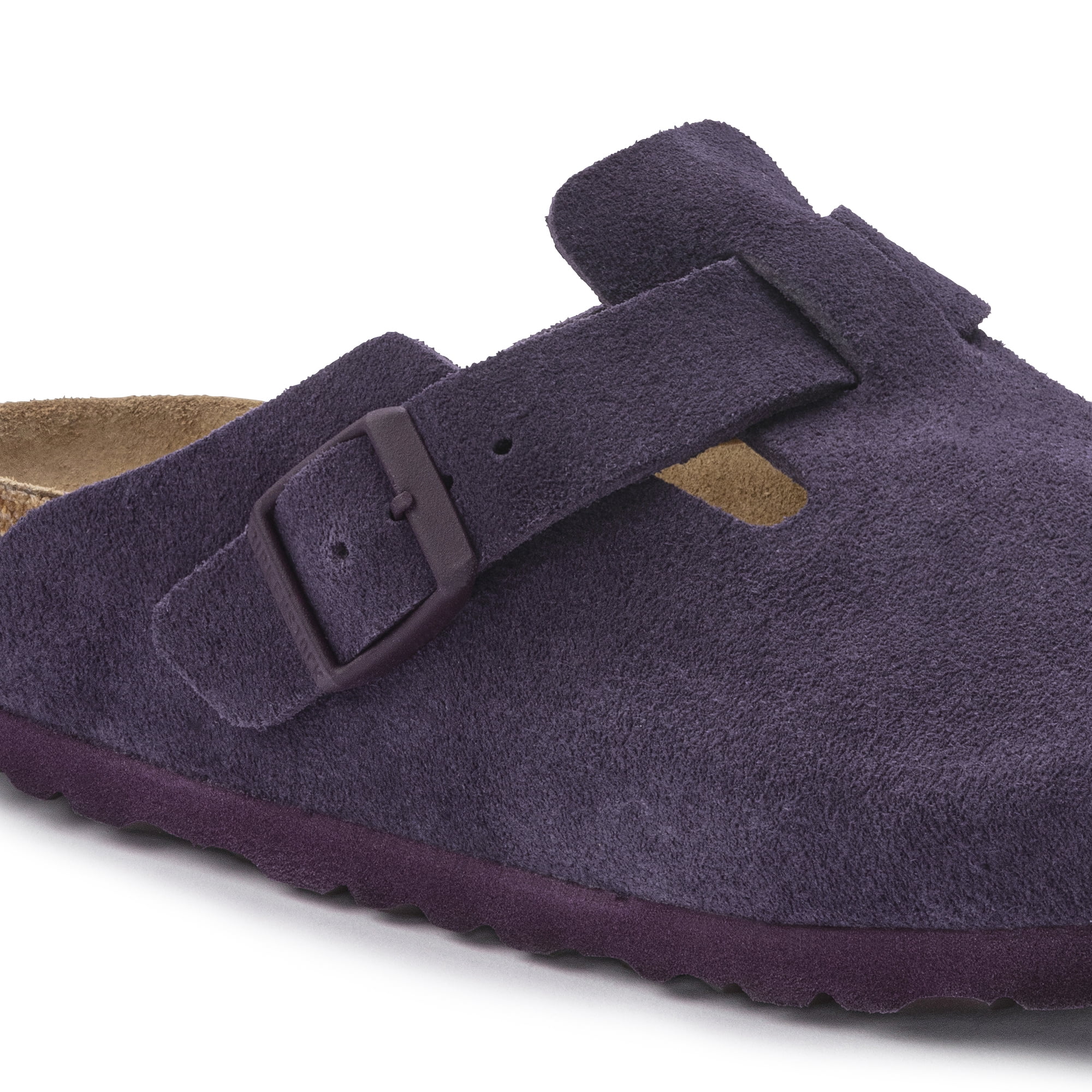 BIRKENSTOCK Boston Classic Clog, Soft Suede Upper, Soft Footbed