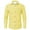 Yellow, variant on Shirts for Men Plaid Breathable Comfortable Long Sleeve Button Down Tops with Pocket Spring Summer Fall Versatile Mens Dress Shirts