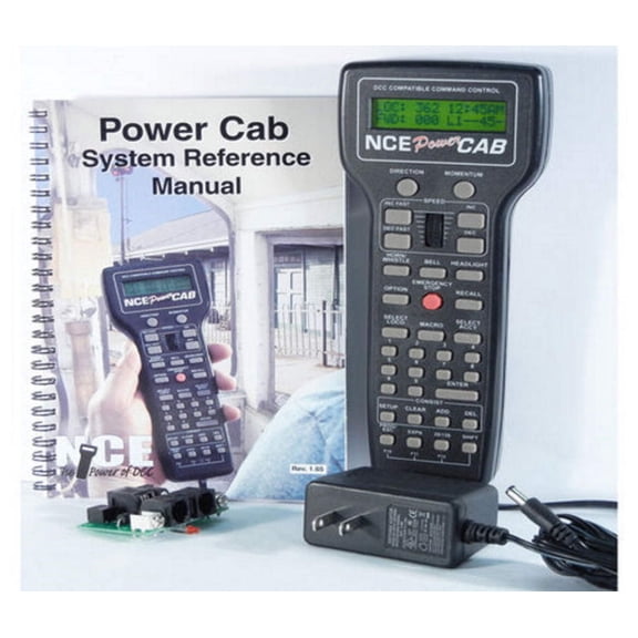 NCE 524-025 Power Cab Complete DCC Starter System Set w Power Supply