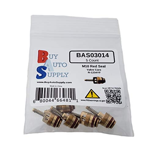 5 Count M10 R-1234YF A/C Schrader Valve Core Fitting 5 Count M10 R-1234YF A/C Schrader Valve Core Fitting