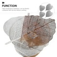 thumbnail image 6 of Toyvian 4Pcs Stainless Steel Tea Infuser Set Leaf Shaped Mesh Strainers for Home Use, 6 of 8