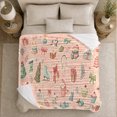 thumbnail image 5 of Festive Christmas Penguin Winter Scene, Festive Holiday Scene, Warm Flannel Blanket for Living Room and Reading Nook, Animal Lovers Christmas Gift, Festive Home Decor, 5 of 9