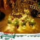 thumbnail image 1 of Xihbxyly Guirnalda de Bolas Navideñas Led, Luces Decorativas Transparentes, 50 Led de Luz Blanca Cálida, Ideal para Decorar Árboles de Navidad y Mesas, Fiestas, 4 Metros de Largo, 10 Bolas Colgantes., 1 of 7