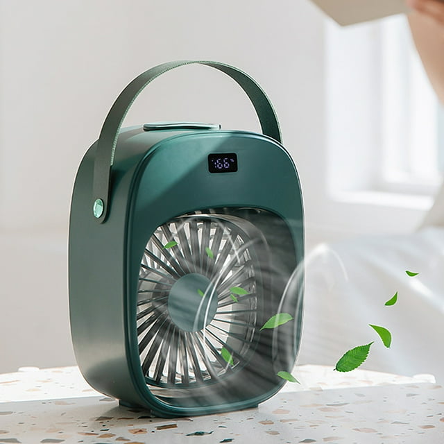 Mini ventilador de aire acondicionado portátil ventilador de enfriamiento silencioso de lámpa ventilador de pulverización ador silencioso Colco Mini ventilador