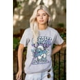 thumbnail image 3 of The Smurfs Kanji Respect the Hustle Unisex Plus Size Graphic Tee Brisco Brands 2X, 3 of 5