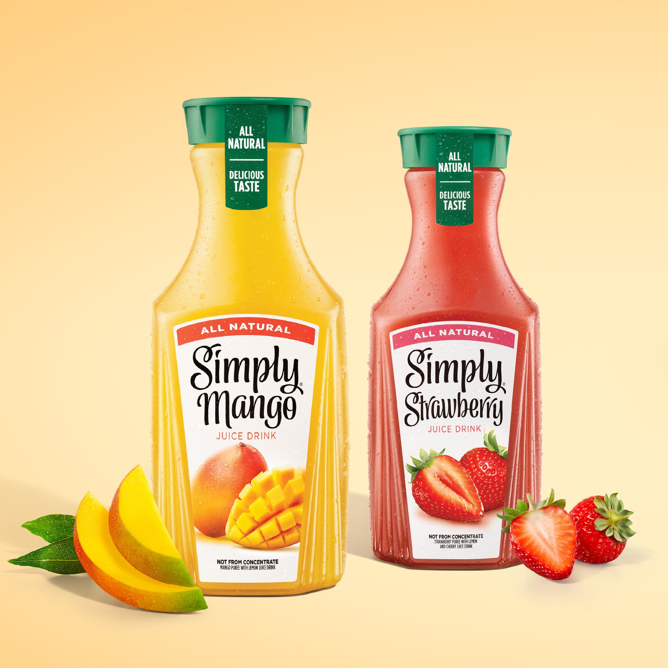 Simply Mango Juice Drink Bottle, 52 fl oz