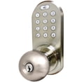thumbnail image 1 of Morning Industry Inc. QKK-01SN 3-in-1 Remote Control & Touchpad Doorknob (Satin Nickel), 1 of 1