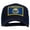 Navy, variant on Montana State Flag Patched Mesh Cap - Black OSFM