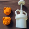 thumbnail image 2 of Molde plástico Mooncake, molde de plástico para carne de cerdo, molde para cortador de galletas, accesorios para hornear a presión de mano, aparatos de cocina para festival de mediados de otoño Feliz Sencillez, 2 of 5