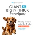 thumbnail image 2 of Toallitas Petkin Giant XL Big N' Thick 80 toallitas con aroma a vainilla, 2 of 5