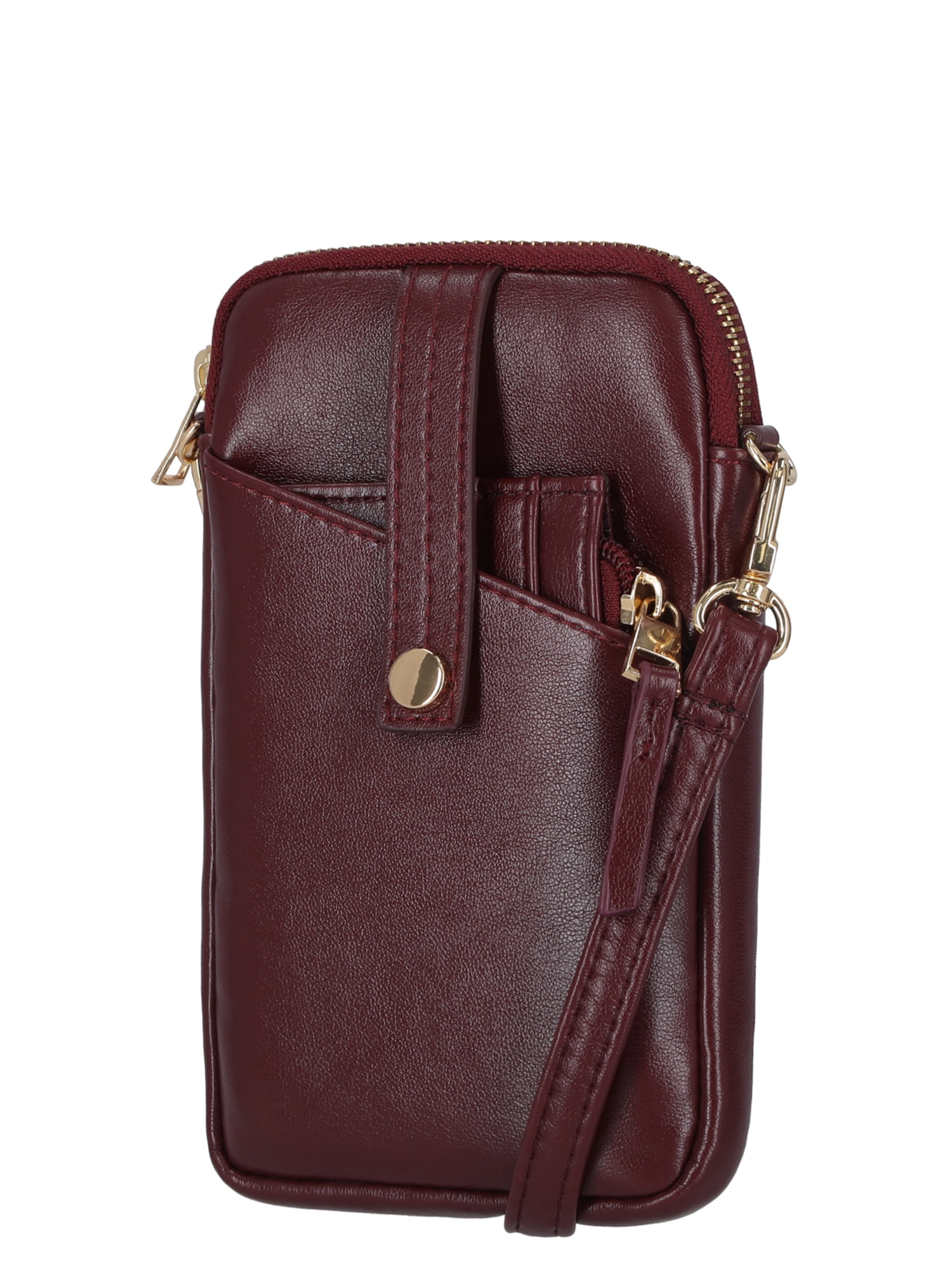 Time and Tru Women's Lanie Phone Wallet, Crimson