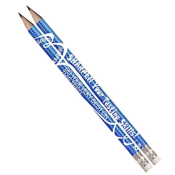Musgrave Pencil Co Inc, Sharpen Your Testing Skills Pencils, Pre Sharpened, 12 Pack