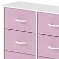 thumbnail image 4 of DEXTRUS 8-Drawer Fabric Dresser for Adults, Pink Storage Organizer for Bedroom, Closet & Living Room, 4 of 10