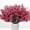 Hot Pink, variant on 15PCS Artificial Baby Breath Flowers Fake Silk Real Touch DIY Floral Bouquets Decor Wedding Party Decoration Arrangements-Burgundy