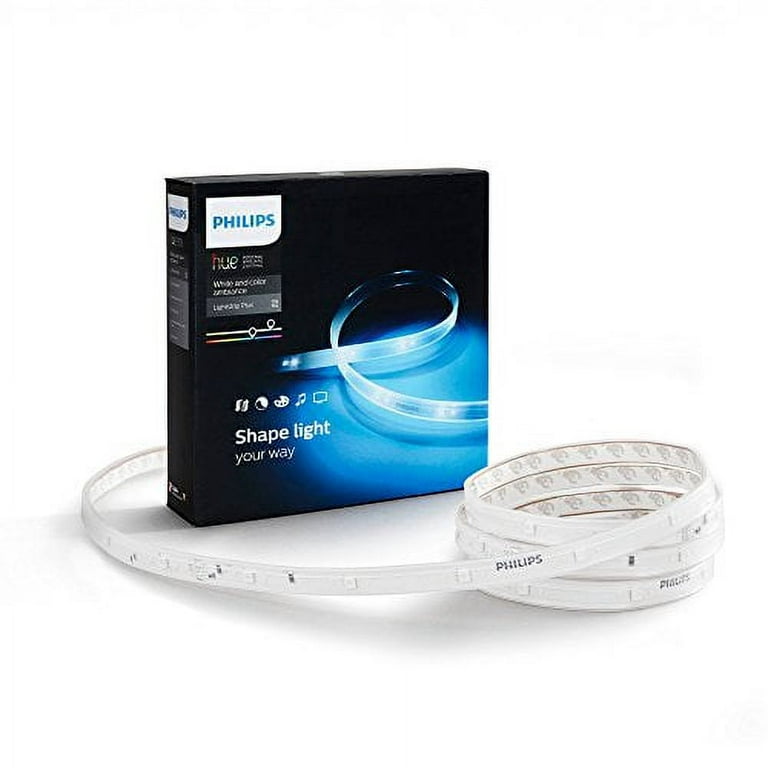 Philips Hue Lightstrip Plus Dimmable LED Smart Light Multicolor 800276 -  Best Buy