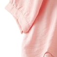 thumbnail image 5 of Ounisa Blouses for Women Dressy Casual Ruffle 3/4 Length Sleeve Womens Tops V Neck Button Loose Tshirts Trendy Summer Shirts, 5 of 5