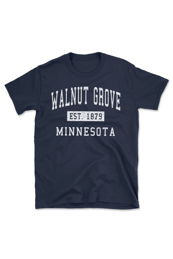 Walnut Grove Minnesota Classic Established Men's Cotton T-Shirt