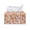 Cartoon Corgi & Paw Print Pattern, variant on Chririnla Love Is Blind Rectangle Tissue Box Covers, Foldable Wear Resistant PU Leather Facial Tissue Holder for Office Desk Home