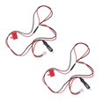 thumbnail image 1 of 2X 12V DC Cable de Alimentacion Cable Encendedor de Cigarrillos para Kenwood TM-241/261/281 para YAESU, 1 of 5