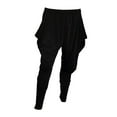 thumbnail image 1 of eVogues Plus Size Harem Pant Black, 1 of 4