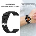 thumbnail image 3 of Correa de silicona para reloj GT2 46 mm/GT 2e, color negro, 3 of 9
