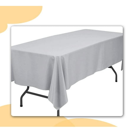 

Rectangle Tablecloth，Silver Rectangular Table Cloth