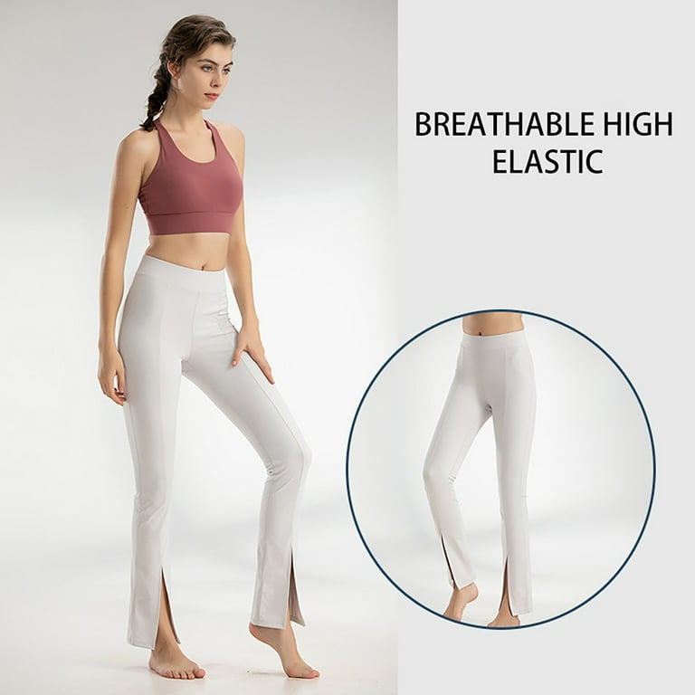 Cotton knit yoga pants hotsell