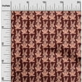 thumbnail image 1 of oneOone Viscose Chiffon Fabric Rabbit Block Printed Fabric 1 Yard 42 Inch Wide, 1 of 4
