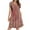 01-Red, variant on Ecqkame Summer Dresses for Women 2025 Casual Loose Flowy Midi Dress V-Neck Short Sleeve Party Dresses with Pockets 02-Khaki L