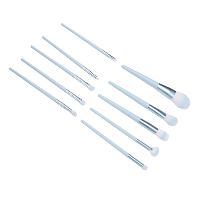 Kit de Cepillo de Maquillaje, Polvo y multifuncional en polvo resaltado sombreros resumidos de ojos rush 10pcs set de cepillo cosmético profesional para el uso de