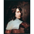 thumbnail image 2 of Jan Cossiers 12x14 Black Ornate Wood Framed Double Matted Museum Art Print Titled: Self-Portrait, 2 of 5